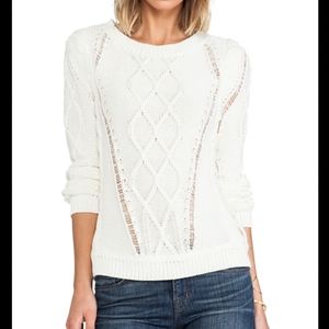 DVF Lakota cream sweater
